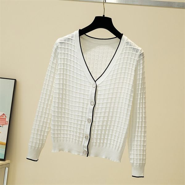 new style autumn dress with double color matching and knitted cardigan for women's thin slim sleeve v-neck coat coatcoat coat z1f9w z1f, White;black
new style autumn dress with double color matching and knitted cardigan for women's thin slim sleeve v-neck coat coatcoat coat z1f9w z1f, White;black