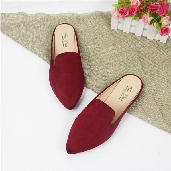 summer autumn pointed toe flat woman slippers slip on half shoes loafers mules flip flops plus size 31-44 y200624, Black
summer autumn pointed toe flat woman slippers slip on half shoes loafers mules flip flops plus size 31-44 y200624, Black