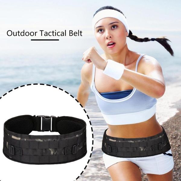 waist support outdoor belt classic delicate solid color equipment camouflage molle combat waistbelt strap for sports1, Black;gray
waist support outdoor belt classic delicate solid color equipment camouflage molle combat waistbelt strap for sports1, Black;gray