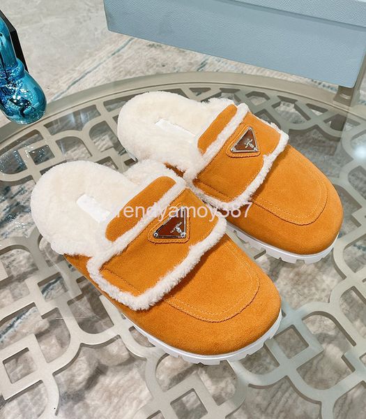 slippers p family three corner standard lamb wool shoes lazy flat bottom anti slip warm half trailer leisure vacation baotou women's sl, Black
slippers p family three corner standard lamb wool shoes lazy flat bottom anti slip warm half trailer leisure vacation baotou women's sl, Black