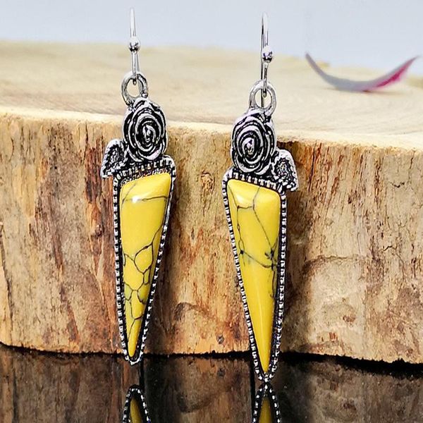 dangle & chandelier fashion bohemia geometric yellow stone statement drop earrings for women vintage flower triangle pendant, Silver
dangle & chandelier fashion bohemia geometric yellow stone statement drop earrings for women vintage flower triangle pendant, Silver