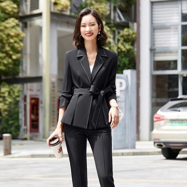 office ladies black blazer women business suits with pant and jackets sets work wear clothes styles1, White
office ladies black blazer women business suits with pant and jackets sets work wear clothes styles1, White