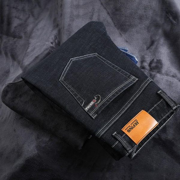 men's jeans mens winter thicken fleece stretch denim warm for men designer brand long pants jean black blue 28-40 44 46
men's jeans mens winter thicken fleece stretch denim warm for men designer brand long pants jean black blue 28-40 44 46