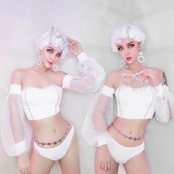 stage wear costumes wrapped chest bikini suit lady pole dance clothes jazz nightclub rave dancer outfit dn6129, Black;red
stage wear costumes wrapped chest bikini suit lady pole dance clothes jazz nightclub rave dancer outfit dn6129, Black;red