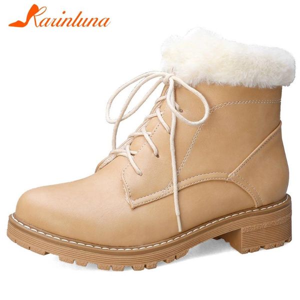boots karin big size 32-43 ladies warm fur casual chunky heels thick plush shoelace women winter ankle shoes, Black
boots karin big size 32-43 ladies warm fur casual chunky heels thick plush shoelace women winter ankle shoes, Black