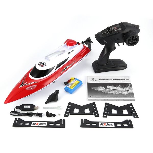 HONGXUNJIE RC boat HJ806 47cm 2.4G RC 30km/h High Speed Racing Boat Water Cooling System Flipped Omni-directional Voltage Promp
HONGXUNJIE RC boat HJ806 47cm 2.4G RC 30km/h High Speed Racing Boat Water Cooling System Flipped Omni-directional Voltage Promp