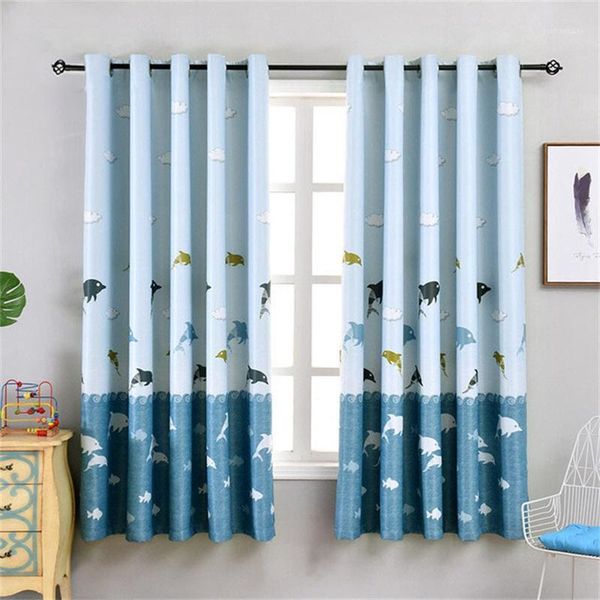 children's room 2 meters height cartoon curtain finished dolphin design blackout curtain short drapes modern home decor t285#41
children's room 2 meters height cartoon curtain finished dolphin design blackout curtain short drapes modern home decor t285#41