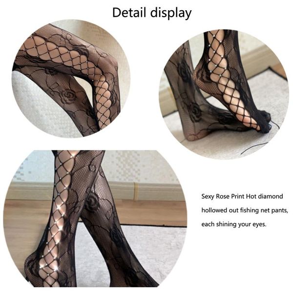 socks & hosiery women's pantyhose rose print hollow out perspective mesh tights for honeymoon wedding anniversaries, Black;white
socks & hosiery women's pantyhose rose print hollow out perspective mesh tights for honeymoon wedding anniversaries, Black;white