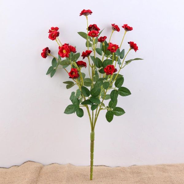 artificial rose flowers 5 branches bride fake silk flowers bouquet with green leaves for home garden wedding party decoration
artificial rose flowers 5 branches bride fake silk flowers bouquet with green leaves for home garden wedding party decoration