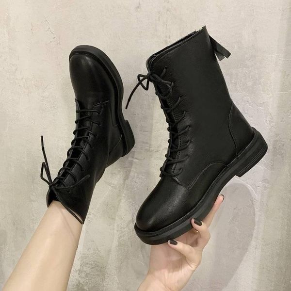 women's boots 2020 new lace-up all-match black handsome short boots rear zipper martn female british style shoes
women's boots 2020 new lace-up all-match black handsome short boots rear zipper martn female british style shoes