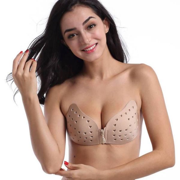 bras women lingerie plus size zipper heart-shaped breathable strapless invisible bra no rims underwear, Red;black
bras women lingerie plus size zipper heart-shaped breathable strapless invisible bra no rims underwear, Red;black
