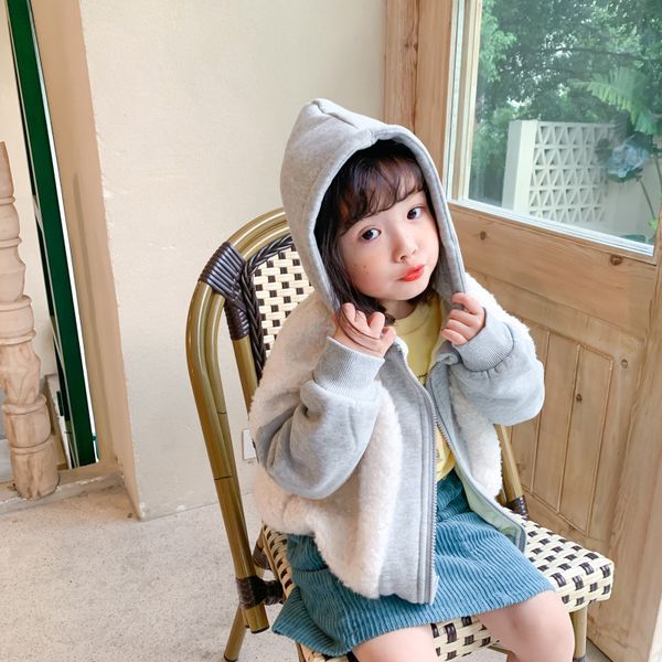 autumn and winter new arrival korean style cotton vevlet thickened warm hooded jacket for fashion cute baby girls lj201126, Blue;gray
autumn and winter new arrival korean style cotton vevlet thickened warm hooded jacket for fashion cute baby girls lj201126, Blue;gray