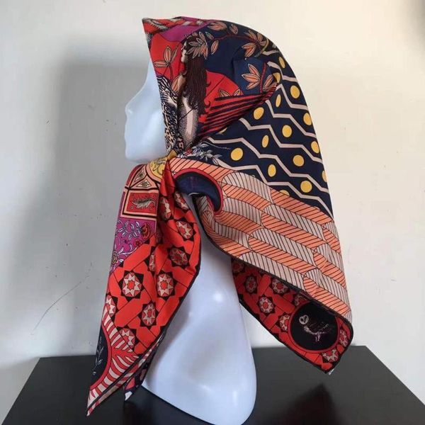 scarves 2021 arrival spring autumn classic design100% pure silk scarf twill hand made roll 90*90 cm shawl wrap for women lady gift, Blue;gray
scarves 2021 arrival spring autumn classic design100% pure silk scarf twill hand made roll 90*90 cm shawl wrap for women lady gift, Blue;gray