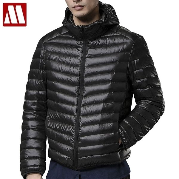 winter overcoat 90% white duck down coat men hooded ultra light down jacket male windproof warm parka outwear plus size 4xl 201128, Black
winter overcoat 90% white duck down coat men hooded ultra light down jacket male windproof warm parka outwear plus size 4xl 201128, Black