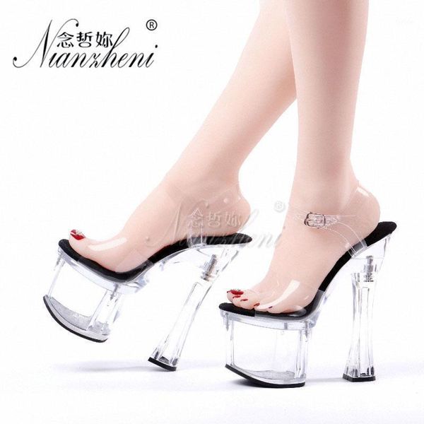 nightclub pole dancing cross dressing 7 inches clear crystal concise elegant 18cm super high heeled shoes platform spool heels1, Black
nightclub pole dancing cross dressing 7 inches clear crystal concise elegant 18cm super high heeled shoes platform spool heels1, Black