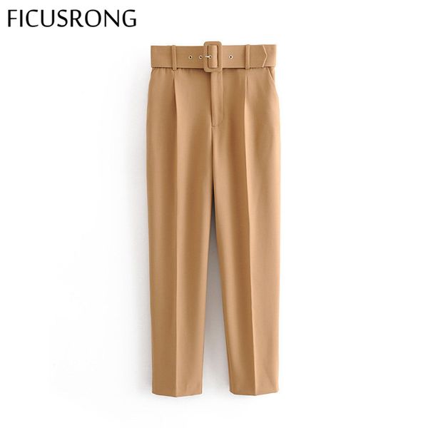 office lady black suit pants with belt women high waist solid long trousers fashion pockets pantalones ficusrong pencil 1017, Black;white
office lady black suit pants with belt women high waist solid long trousers fashion pockets pantalones ficusrong pencil 1017, Black;white