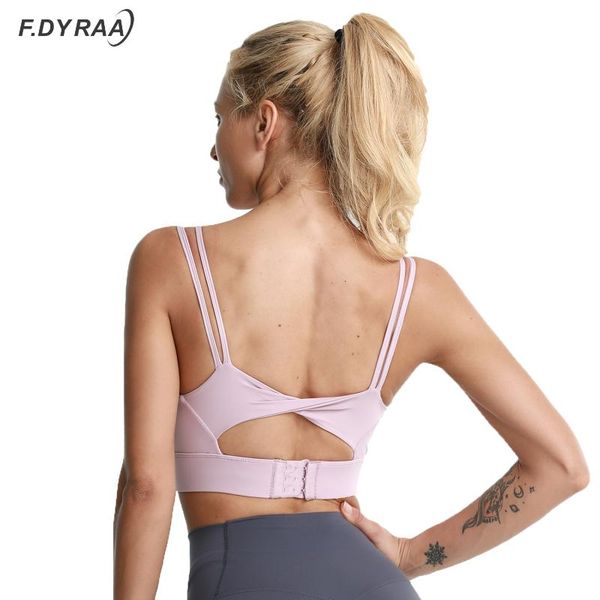 f.dyraa sports bra for women gym crop push up high impact cross training solid yoga underwear running workout fitness vest, White;black
f.dyraa sports bra for women gym crop push up high impact cross training solid yoga underwear running workout fitness vest, White;black