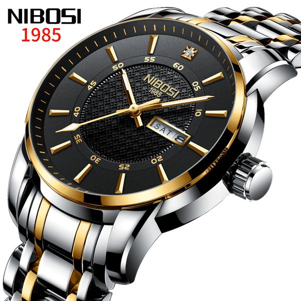 2020 nibosi gloden men watches chronograph sport brand luxury full steel quartz clock waterproof big dial watch men relogio masculino, Slivery;brown
2020 nibosi gloden men watches chronograph sport brand luxury full steel quartz clock waterproof big dial watch men relogio masculino, Slivery;brown