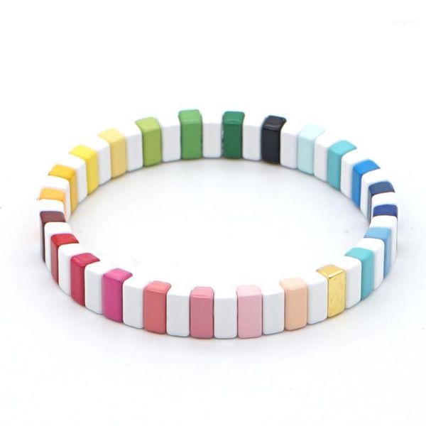 charm bracelets shinus jewelry rainbow women fashion 2021 bracelet enamel tile beads girl boho summer moxico stretch beaded bracelets1, Golden;silver
charm bracelets shinus jewelry rainbow women fashion 2021 bracelet enamel tile beads girl boho summer moxico stretch beaded bracelets1, Golden;silver