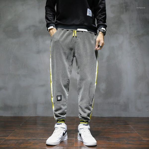 autumn men slim harem jeans fashion elastic waist denim straight old trousers male stretch pencil cropped pants plus size 5xl1, Blue
autumn men slim harem jeans fashion elastic waist denim straight old trousers male stretch pencil cropped pants plus size 5xl1, Blue