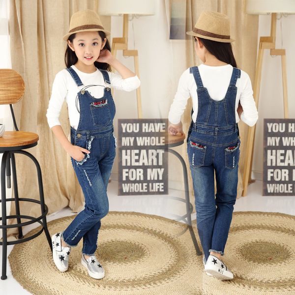 kids denim overalls jumpsuit for girls hole ripped jeans pants children denim bib jumpsuit teenage jeans suspender trousers y200704, Blue
kids denim overalls jumpsuit for girls hole ripped jeans pants children denim bib jumpsuit teenage jeans suspender trousers y200704, Blue