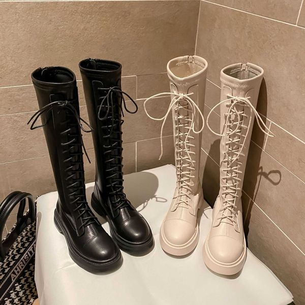 below knee elastic net red thin martin boots women's 2022 new korean thick bottom high tube british knight boots trend, Black
below knee elastic net red thin martin boots women's 2022 new korean thick bottom high tube british knight boots trend, Black