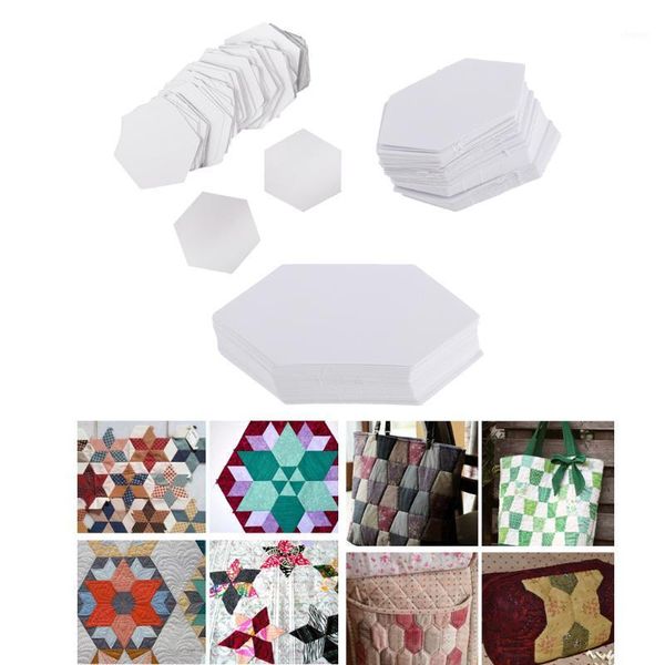 300pcs hexagon shape paper quilting template english paper piecing for patchwork, assorted sizes 26mm / 42mm / 79mm1, Black
300pcs hexagon shape paper quilting template english paper piecing for patchwork, assorted sizes 26mm / 42mm / 79mm1, Black