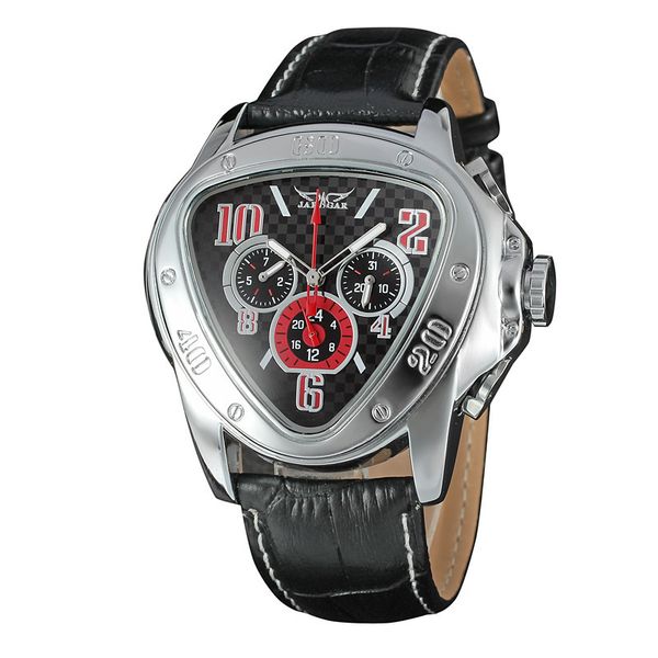 jaragar personalized fashion business triangular dial fake three-eye creative design men's mechanical watches, Slivery;brown
jaragar personalized fashion business triangular dial fake three-eye creative design men's mechanical watches, Slivery;brown