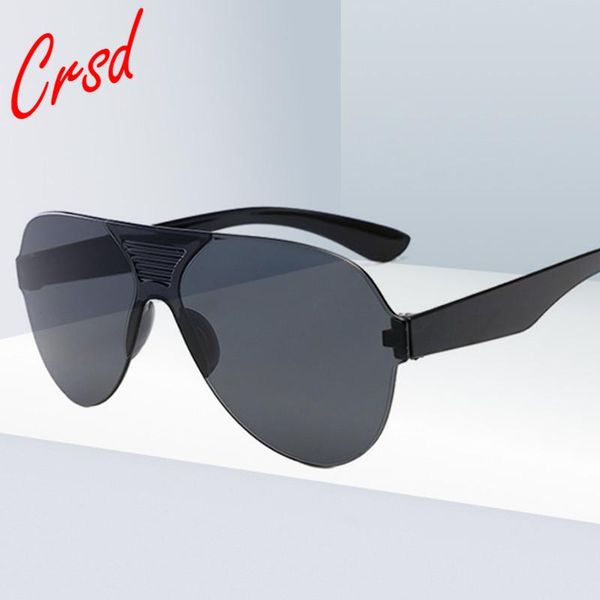 sunglasses crsd 2021 fashion oversized frameless brand designer candy color eyewear goggles trend uv400 women men sun glasses, White;black
sunglasses crsd 2021 fashion oversized frameless brand designer candy color eyewear goggles trend uv400 women men sun glasses, White;black