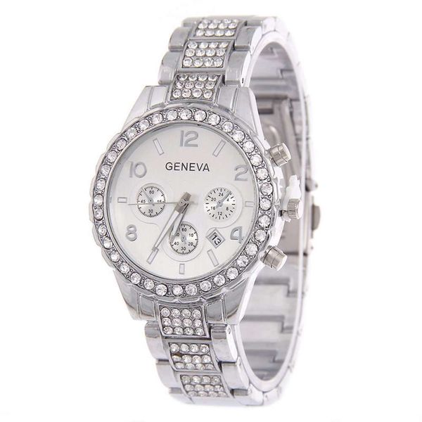 women's watch with diamond fashion ebey steel band classic versatile watch lovers quartz watch, Slivery;brown
women's watch with diamond fashion ebey steel band classic versatile watch lovers quartz watch, Slivery;brown