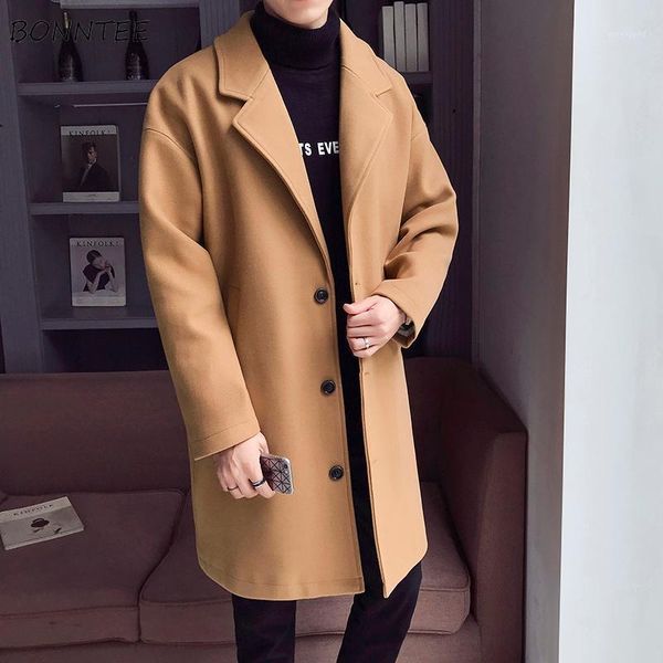 men trench plus size 5xl solid single breasted simple design long woolen outwear street overcoat males leisure chic trendy loose1, Tan;black
men trench plus size 5xl solid single breasted simple design long woolen outwear street overcoat males leisure chic trendy loose1, Tan;black