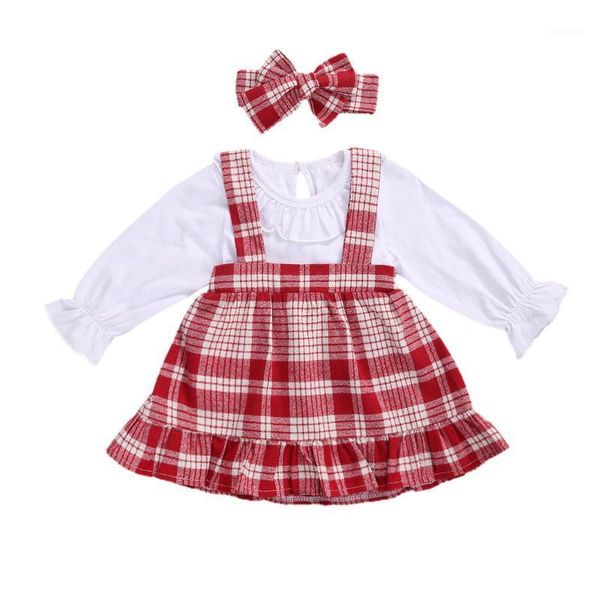 clothing sets 0-24m infant baby girl outfits christmas clothes cute round neck long sleeve romper+plaid suspender skirt+headband set1, White
clothing sets 0-24m infant baby girl outfits christmas clothes cute round neck long sleeve romper+plaid suspender skirt+headband set1, White
