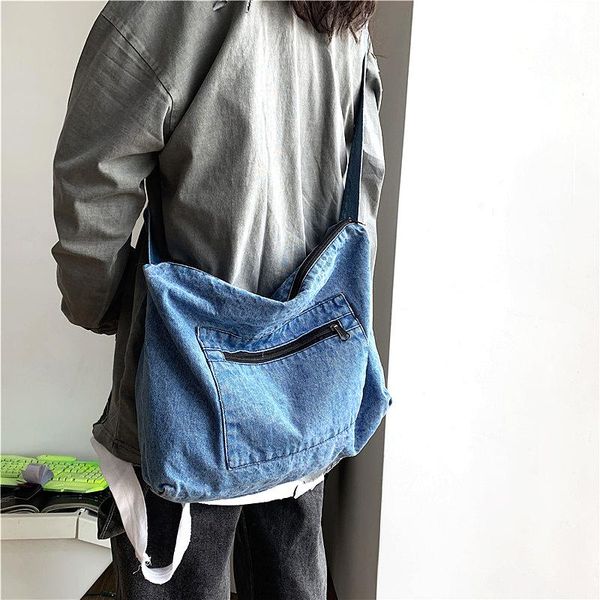 totes 2021 student casual daily jeans shoulder bag female teenager high street tide denim fabric big capacity crossbody messenger
totes 2021 student casual daily jeans shoulder bag female teenager high street tide denim fabric big capacity crossbody messenger