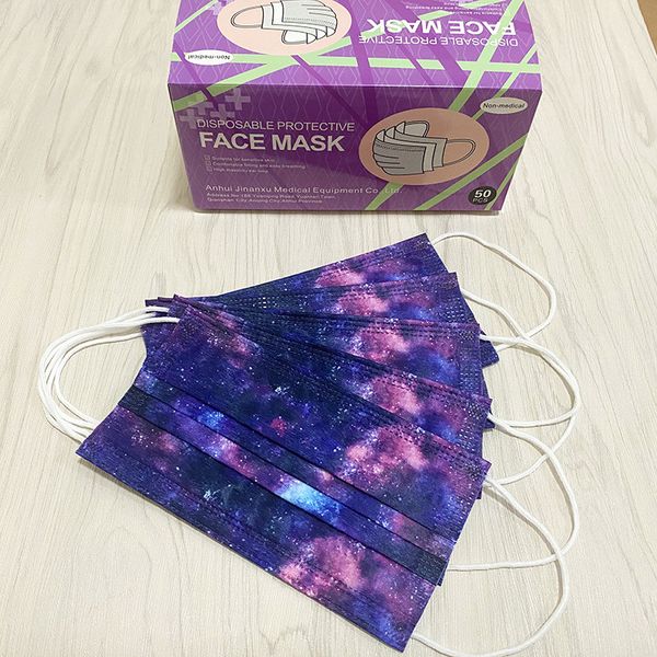 three layers of leopard lace starry sky disposable face mask protective masks with melt-spray personalized printing designer masks
three layers of leopard lace starry sky disposable face mask protective masks with melt-spray personalized printing designer masks