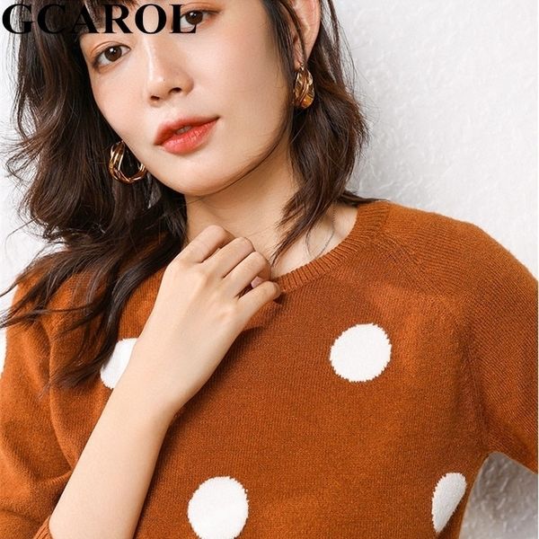 gcarol women polka dot sweater 30% wool oversized jumper casual streetwear fall winter cute knitted pullover -2xl 201017, White;black
gcarol women polka dot sweater 30% wool oversized jumper casual streetwear fall winter cute knitted pullover -2xl 201017, White;black
