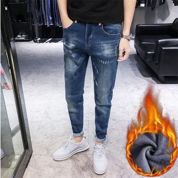 dropshopping autumn winter warm jeans men's plus velvet thicken stretch cowboys trousers male casual loose straight denim pants, Blue
dropshopping autumn winter warm jeans men's plus velvet thicken stretch cowboys trousers male casual loose straight denim pants, Blue