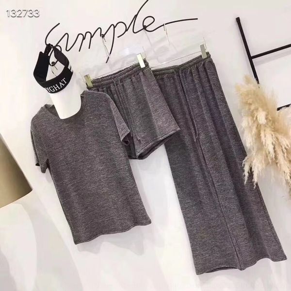 6fen1 three-piece set pajamas furnishingpajamas homecelebrity internet house set home and summer new home wear women's fairy spr, Gray
6fen1 three-piece set pajamas furnishingpajamas homecelebrity internet house set home and summer new home wear women's fairy spr, Gray