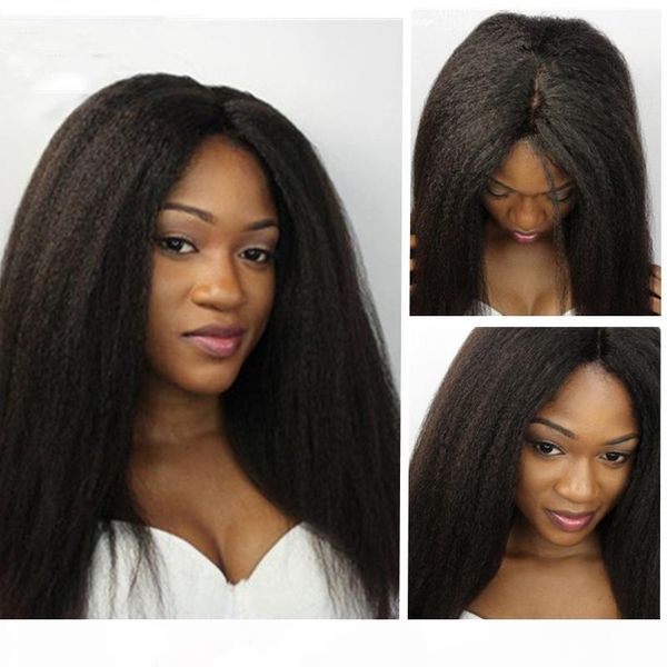 brazilian human hair straight with baby hair kinky straight full lace wigs glueless 7a lace front wigs for black women, Black;brown
brazilian human hair straight with baby hair kinky straight full lace wigs glueless 7a lace front wigs for black women, Black;brown