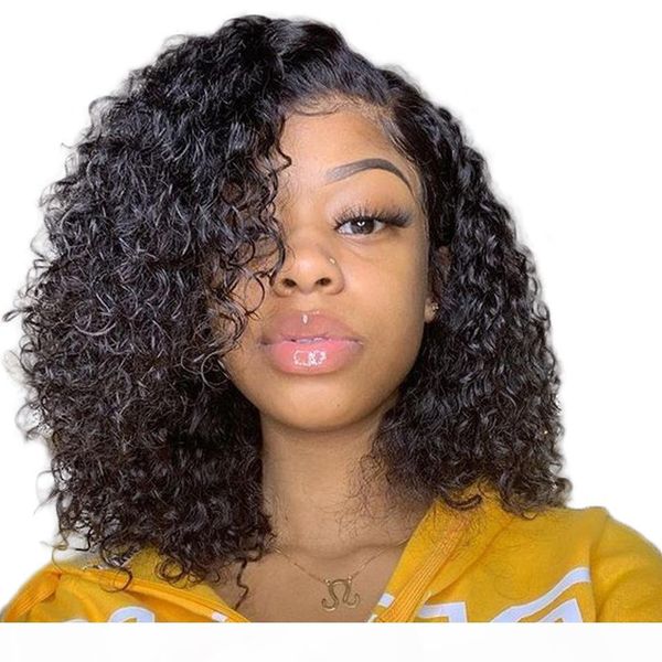 curly 13x6 lace front human hair wigs with long part pre-plucked short bob wigs for women natural peruvian remy hair, Black;brown
curly 13x6 lace front human hair wigs with long part pre-plucked short bob wigs for women natural peruvian remy hair, Black;brown