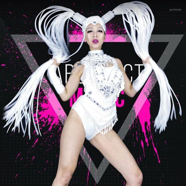 stage wear shiny crystal bodysuti white tassel costume outfit bar women singer team gogo dance dj hat1, Black;red
stage wear shiny crystal bodysuti white tassel costume outfit bar women singer team gogo dance dj hat1, Black;red