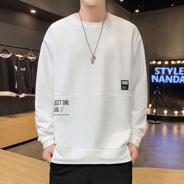 loose sweater solid white round neck sports autumn winter pullover new casual men's wear, Gray
loose sweater solid white round neck sports autumn winter pullover new casual men's wear, Gray