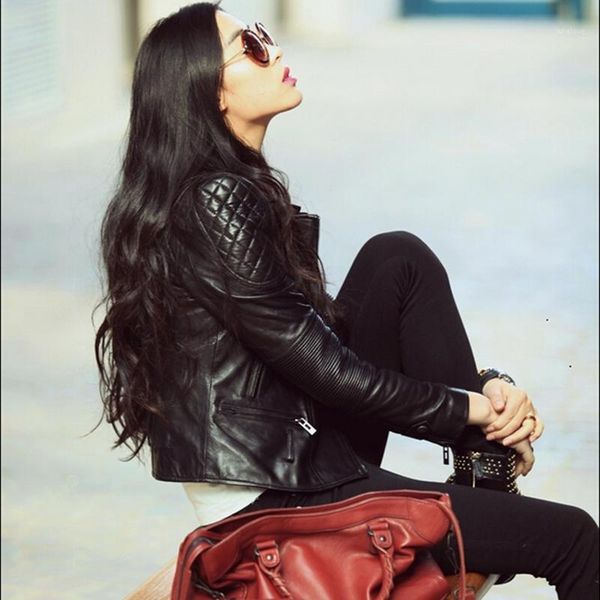 sheep new fashion real 2020 leather jacket female plus cotton slim belt short genuine leather coat women's plus size clothing1, Black
sheep new fashion real 2020 leather jacket female plus cotton slim belt short genuine leather coat women's plus size clothing1, Black