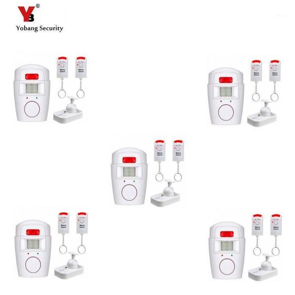 alarm systems yobang security 5pcs wireless pir/motion sensor alarm+2 remote controls local burglar 105db siren system1
alarm systems yobang security 5pcs wireless pir/motion sensor alarm+2 remote controls local burglar 105db siren system1