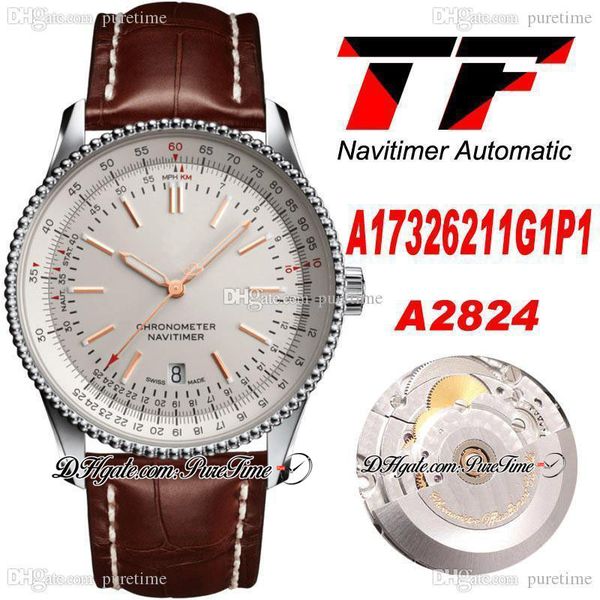 tf 41/38mm a17326211g1p1 eta a2824 automatic mens watch steel case white stick markers dial brown leather white line super edition watches p, Slivery;brown
tf 41/38mm a17326211g1p1 eta a2824 automatic mens watch steel case white stick markers dial brown leather white line super edition watches p, Slivery;brown