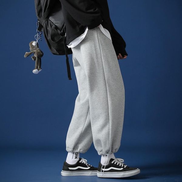 solid color men loose sweatpants full length casual pants training gym sports elastic waist jogging trousers m-5xl, Black
solid color men loose sweatpants full length casual pants training gym sports elastic waist jogging trousers m-5xl, Black