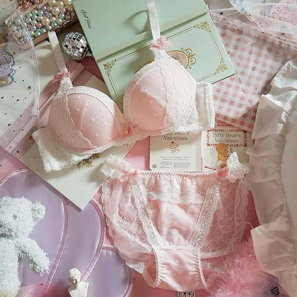 japanese sweet lolita pink lace bow teen girl bra & panties sets fairy soft girl kawaii push up underwire underwear set1, Red;black
japanese sweet lolita pink lace bow teen girl bra & panties sets fairy soft girl kawaii push up underwire underwear set1, Red;black