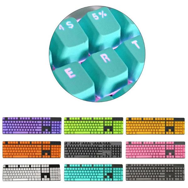 keyboards durable 104pcs/set pbt universal backlit key cap keycaps for cherry mechanical keyboard computer peripherals
keyboards durable 104pcs/set pbt universal backlit key cap keycaps for cherry mechanical keyboard computer peripherals