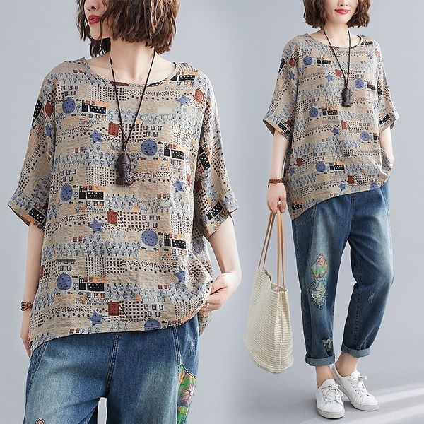 atqqo mm large women's loose versatile summer new style women's clothing bat 2020 age reduction art fat coatsleeve women zvqdv, White
atqqo mm large women's loose versatile summer new style women's clothing bat 2020 age reduction art fat coatsleeve women zvqdv, White