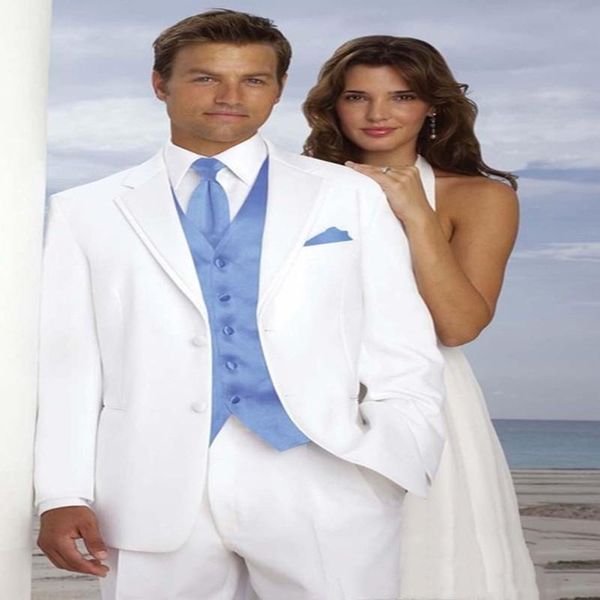 men's suits & blazers fashion suit custom made men (jacket + pants +vest+tie), White;black
men's suits & blazers fashion suit custom made men (jacket + pants +vest+tie), White;black