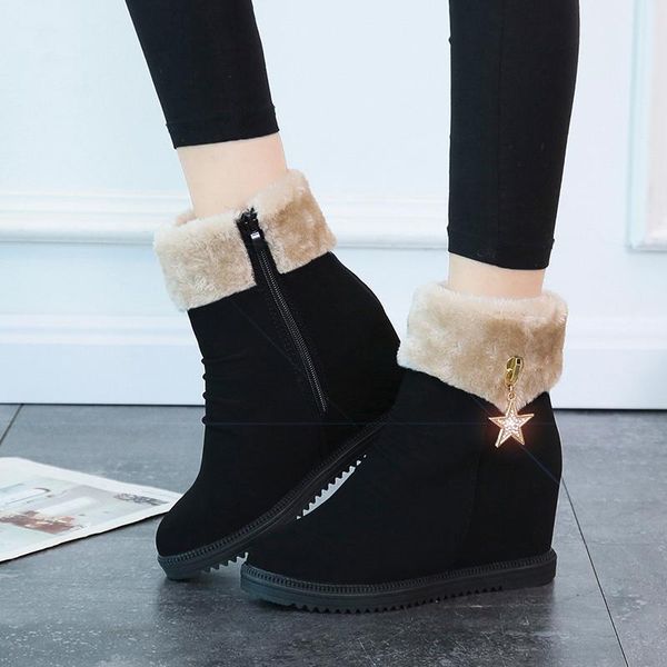 2021 women snow boots shoes warm short fur plush winter ankle boots for women platform ladies shoes warm black
2021 women snow boots shoes warm short fur plush winter ankle boots for women platform ladies shoes warm black